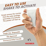 Hot Hand Warmers - 50 Count - 10 Hours Long Lasting Heat, Safe Natural Odorless Air Activated Heat Packs for Hands, Toes and Body - TSA Approved