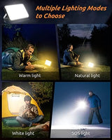 Eventek LED Camping Lantern Rechargeable, 20000mAh Portable Camping Lights up to 144 Hours & 4 Light Modes, IPX5 Waterproof Camping Essentials for Power Outages, Emergency, Tent, Outdoor
