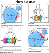 ALEVMOOM Upgraded Portable Collapsible Folding Stool with Cushion Retractable Telescoping Stool for Adults Sturdy Capacity 440lbs Camping Stool for Outdoor Hiking Garden BBQ with Bag