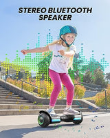 Gyroor Hoverboard New G13 All Terrain Hoverboard with LED Lights & 500W Motor, Self Balancing Off Road Hoverboards with Bluetooth for Kids ages 6-12 and Adults