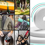 TECEUM 1" & 1.5" & 2" Webbing – 10 25 50 Yards – 40+ Colors – Heavy Duty 1 Inch 1.5 Inch 2 Inch Webbing for Climbing Outdoors Indoors Crafting DIY