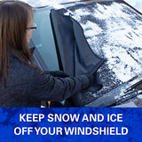 Subzero 17540PB Arctic Defense Car Windshield Cover for Ice and Snow, Car Snow Cover with Side Mirror Covers, (61" W x 42" H)