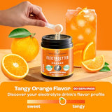KEY NUTRIENTS Multivitamin Electrolytes Powder No Sugar - Tangy Orange Electrolyte Powder - Endurance & Energy Supplement - Hydration Powder - No Calories - 90 Servings - Made in USA