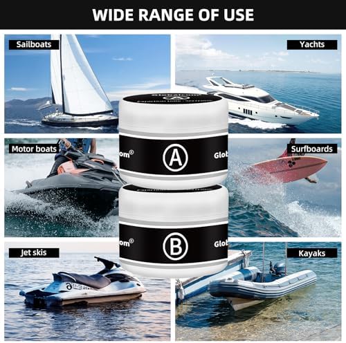 Globalcom Fiberglass Boat Repair Kit, Gel Coat Repair Kit for Boats, Marine Fiberglass Repair Kit for Boats, Epoxy Filler for Boats, Fiberglass Repair Kit Fix Holes Chips Pit Cracks (Color Match)