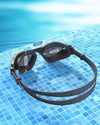ZIONOR Swim Goggles, G1 SE Swimming Goggles Anti-Fog for Adult Men Women