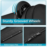 Himal Outdoors Soft-Sided Golf Travel Bag with Wheels - Heavy Duty 600D Polyester Oxford Wear-Resistant, Excellent Zipper Universal Size