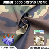 Joy Walker Waterproof Backpack Rain Cover, 10000mm Waterproof Level, Upgraded Anti-Slip Cross Buckle Straps, Four Strengthened Layers for Hiking Camping Traveling