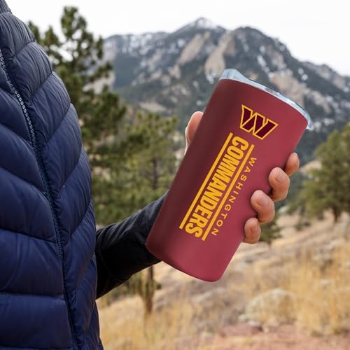 Rico Industries NFL Football Soft Touch, Easy Grip Tumbler