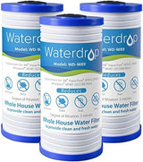 Waterdrop AP810 Whole House Water Filter, Replacement for 3M® Aqua-Pure® AP810, AP801, AP811, Whirlpool® WHKF-GD25BB, WHKF-DWHBB, 5 Micron, 10" x 4.5", Well & Tap Water Filter, Pack of 3