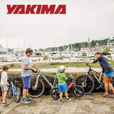 YAKIMA DoubleDown 4 - Tilting Hitch-Mounted Bike Rack for Cars, SUVs, Trucks and More, Fits 1.25” and 2” Hitches, Anti-Sway and Folding Arms, Carries 4 Bikes