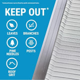 Raptor Gutter Guard – 48 FT. (Nominal) Contractor Grade Stainless Steel Micro-Mesh Gutter Guard Kit with Screws Included. Fits 5 in. Gutters and Smaller. DIY-Friendly. (5.625 in. x 47.625 in.)