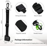 Shappy 8 Pcs Canopy Hanging Clips Tent Hanging Clip for Vendor Booth Display Business Exhibitions to Hang Signs, Slogans, Flags, and for Outdoor Camping to Hang Food, Lanterns, Garbage Bags, Towels