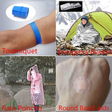 First Aid Kit EMT Medical IFAK Pouch, Molle Tactical Med Emergency Trauma Bag for Camping Home Car Hiking Hunting (Olive Drab)