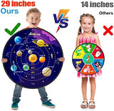 BooTaa 29" Large Dart Board for Kids, Kids Dart Board with Sticky Balls, Boys Toys, Indoor/Sport Outdoor Fun Party Play Game Toys, Birthday Gifts for 3 4 5 6 7 8 9 10 11 12 Year Old Boys Girls
