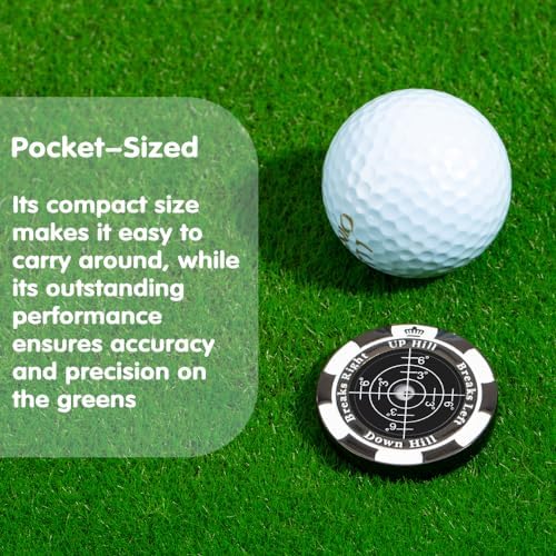 SlopeMaster ProGreen Reader - Golf Ball Marker with High Precision Green Reading Aid Golf Accessories for Men Women