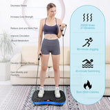 AXV Vibration Plate Exercise Machine Whole Body Workout Portable Mini Vibrate Fitness Platform Lymphatic Drainage Machine for Weight Loss Shaping Toning Wellness Home Gyms Workout (Mini)