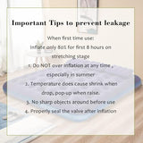 DIMAR GARDEN King Size Camping Air Mattress Inflatable Bed with Pillow,Include Hand Pump