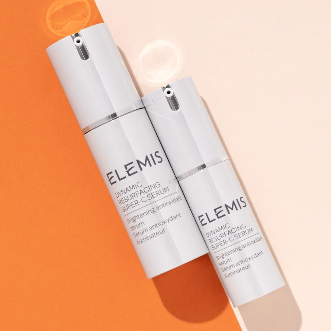 ELEMIS Dynamic Resurfacing Super-C Serum, Daily Anti-Aging Antioxidant Serum Brightens, Refines, and Illuminates Dull Skin with Vitamin C, 30 mL