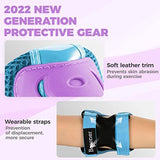 BOSONER Kids/Youth Knee Pad Elbow Pads Guards Protective Gear Set for Roller Skates Cycling BMX Bike Skateboard Inline Skatings Scooter Riding Sports