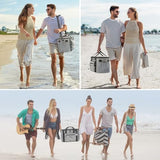 Maelstrom Soft Sided Cooler Bag, 30/40 Can Collapsible Insulated Ice Chest, Large Leakproof Camping & Travel Cooler for Kayaking & Beach