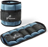 Sportneer Adjustable Ankle Weights 1 Pair 2 4 6 8 10 Lbs Leg Weight Straps for Women Men, Weighted Ankle Weights Set for Gym,Fitness, Workout,Walking, Jogging,1-5 lbs Each Ankle, 1 Pair 2-10 lbs