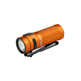 OLIGHT Baton4 Rechargeable EDC Flashlight, Bright Small Flashlight 1300 Lumens with MCC Charging Cable, IPX8 Waterproof, Multiple Modes Pocket Light for Home, Camping, and Emergencies (Orange)