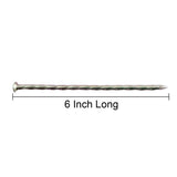 Artificial Turf Stakes, 35 Count 6-Inch,Galvanized Metal Landscape Spikes