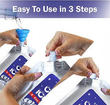 GURIN Reusable Ice Packs for Lunch Box/Coolers, Bag, or Backpack Coolers - Cold Up to 8-12 Hours Long Lasting for Camping Picnic, Outdoor Activities, Food Delivery