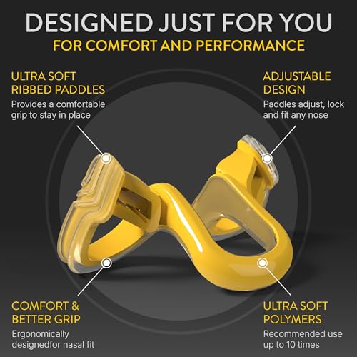 Rhinomed Turbine Nasal Dilator for Athletic Breathing - Large 3pk - Improves Airflow During Exercise - Nasal Dilators for Exercise - Internal Nasal Dilator - Lightweight