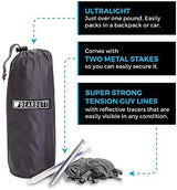 Bear Butt Hammock Rain Fly & Camping Tarp - 11 x 9 ft Ultralight Waterproof Tarp for Hammock & Tent Camping - Easy to Set Up