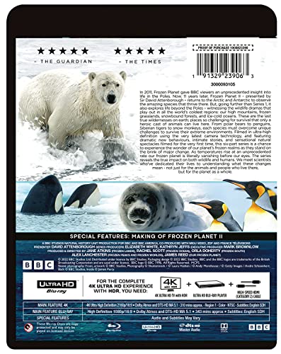 Frozen Planet II (4K Ultra UHD/Blu-ray) [4K UHD]