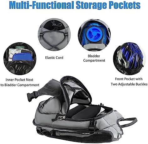 Zavothy Hydration Backpack with 2L Hydration Bladder Water Backpack for Hiking Hydration Pack for Running Cycling Hiking