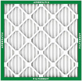 Filterbuy 14x14x1 Air Filter MERV 8 Dust Defense (6-Pack), Pleated HVAC AC Furnace Air Filters Replacement (Actual Size: 13.75 x 13.75 x 0.75 Inches)