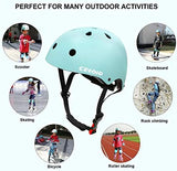 Kids Bike Helmet,Toddler Skateboard Helmets for Ages 2-3-5-8-14 Years Boys Girls，Adjustable Multi-Sport Bicycle Skateboarding Football Roller Skating Scooter Rollerblade Balance Bike Helmet