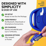 3DFitBud Simple Step Counter Walking 3D Pedometer from 3DActive with Clip & Lanyard - A420S