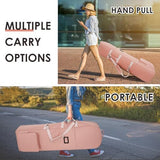 Golf Travel Bags for Airlines with Adjustable Support Rod and Detachable Shoulder Straps, Soft Foldable Golf Club Travel Covers, 900D Heavy Duty Oxford -Universal Size