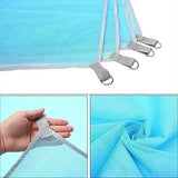 Lopie Sand Proof Blanket Sand Free Lightweight Compact Large Beach Towel Mat Fast Dry Waterproof Easy Clean Ultra Portable Blanket (Blue, 79-79)