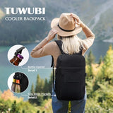 Tuwubi Cooler Backpack 35/42 Cans, Backpack Coolers Insulated Leak Proof for Men Women, Waterproof Soft Sided Lunch Camping Beach Travel Ice Chest Backpack Cooler Bag