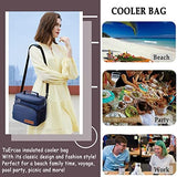 TuErcao Cooler Bag 24 Cans Leakproof Portable Collapsible Soft Cooler Small Ice Chest for Beach Camping Travel Cooler for Car, 15qt Lunch Box Cooler for Men Work Picnic