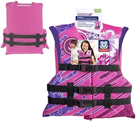 Oceans 7 U SCoast Guard Approved, Infant-Child-Youth Life Jacket Vest – Sizes for 8-90 lbs. – Type III Vest, PFD, Personal Flotation Device