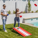 GoSports Portable Cornhole Sets, 8 Styles – Choose 4 x 2 ft or 3 x 2 ft - Boards Include 8 Bean Bags, Travel Case, and Game Rules