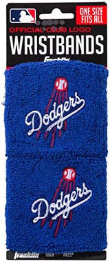 Franklin Sports MLB Team Licensed Baseball Wristbands - MLB Team Logo Sweat Wristbands - Great for Costumes + Uniforms - Pair