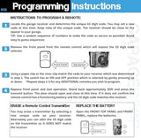 Garage Stop 2X Garage Door Opener Remote for Linear Multicode 3089 308911 MCS308911, 1089, 3070, 3060, 10 dip Switch Gate Opener Remote 300MHz, Garage Clicker Replacement (Black)