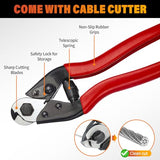 Stainless Steel Cable for Railing - 500FT 1/8" T316 Wire Rope Cable for Deck Railings System Kit