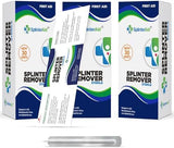 Painless Splinter Removal Kit - 3 Pack | Quick & Easy Splinter Out | Essential First Aid for Home, Travel, Camping, Hiking, Woodworking, DIY & Outdoor Adventures | No Tweezers Needed