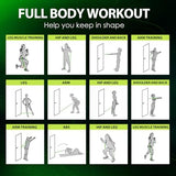 WHATAFIT Resistance Bands, Exercise Bands，Resistance Bands for Working Out, Work Out Bands with Handles for Men and Women Fitness, Strength Training Home Gym Equipment