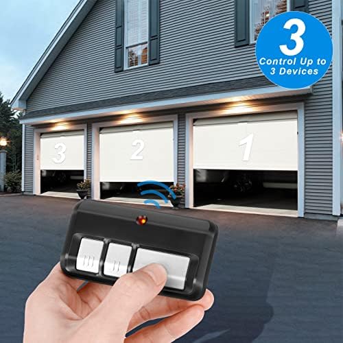 3 for Chamberlain LiftMaster Craftsman Garage Door Opener Remote 893LM 893Max 971LM Universal