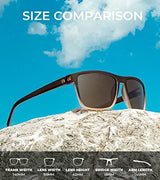 KALIYADI Polarized Sunglasses for Men, Lightweight Sun Glasses with UV Protection for Driving Fishing Golf