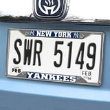 FANMATS MLB Unisex-Adult Chrome Metal License Plate Frame