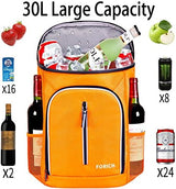 FORICH Soft Cooler Backpack Insulated Waterproof Backpack Cooler Bag Leak Proof Portable Small Cooler Backpacks to Work Lunch Travel Beach Camping Hiking Picnic Fishing Beer for Men Women